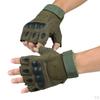 Outdoor Sports AntiSkid Fitness Fingerless Half Finger Gloves M Black