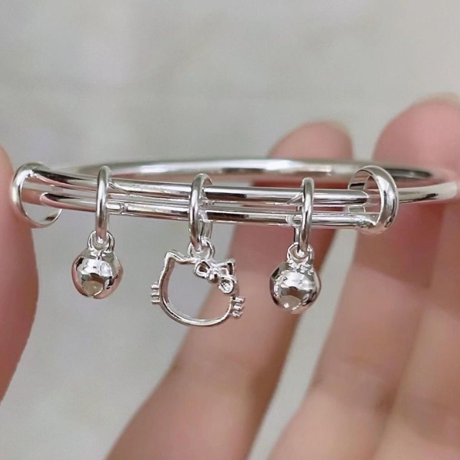 

Браслет-підвіска для найкращої подруги або дівчини - Подарунок на день народження - Милий жіночий браслет One Size білий