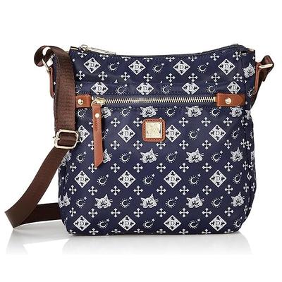 WACHIFIELD Shoulder Cat Dayan the Navy Women's Bag, Crossbody, Monogram, Stylish, Print, Cat, WTSK-03, Wtsk-03-navy-2,