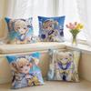 Barbara Genshin Game Cushion Cover Short Plush Pillow Case Room Sofa Cushion Covers Home Decor Funda
