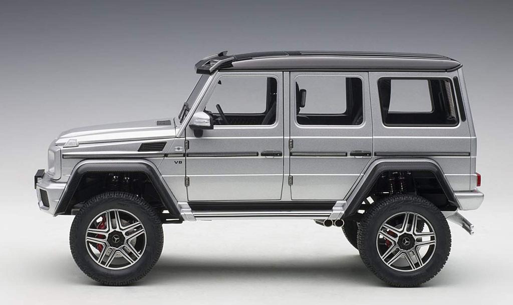 AUTOart G500 Squared Silver Finished Product 1/18 Mercedes-Benz 4×4