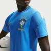 Nike Dri-Fit Strike Brazil Team Slim Fit Crew Neck Quick-Dry Short Sleeve Football Shirt Men tops IB4964-435