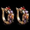 Colorful Crystal Zircon Women's Ear Buckles Are Popular Wholesale