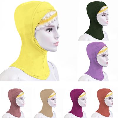NET PEARLS JERSEY HIJAB STRETCHY TOP QUALITY PLAIN MAXI DIAMANTE LYCRA SCARF