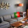 Portugals flagg Putevar i polyester Pynteputer til sofa Portugisisk flagg Kreativt putetrekk Hjemmedekor