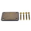 Metal+Plastic Material Electric Guitar Plate 4 Holes Bass Neck Plate  For Electric Guitar