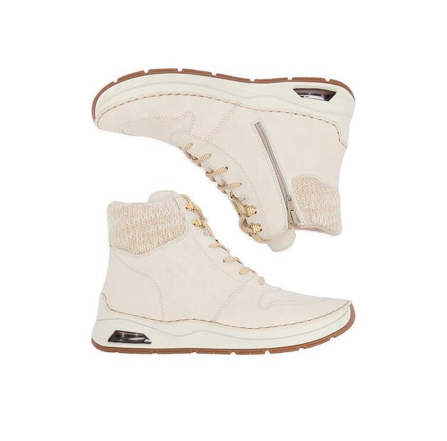 Rieker Ankle Boots 44555-60 Ecru