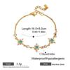 Stainless Steel Star Moon Charm Bracelet Women 18K Gold Plated Lightweight Luxury Minimalist Jewelry