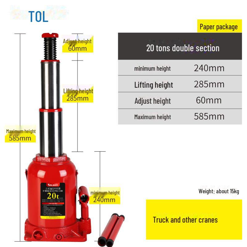 Hydraulic Car Jack for Off-Road Tire Changes (2T/3T)