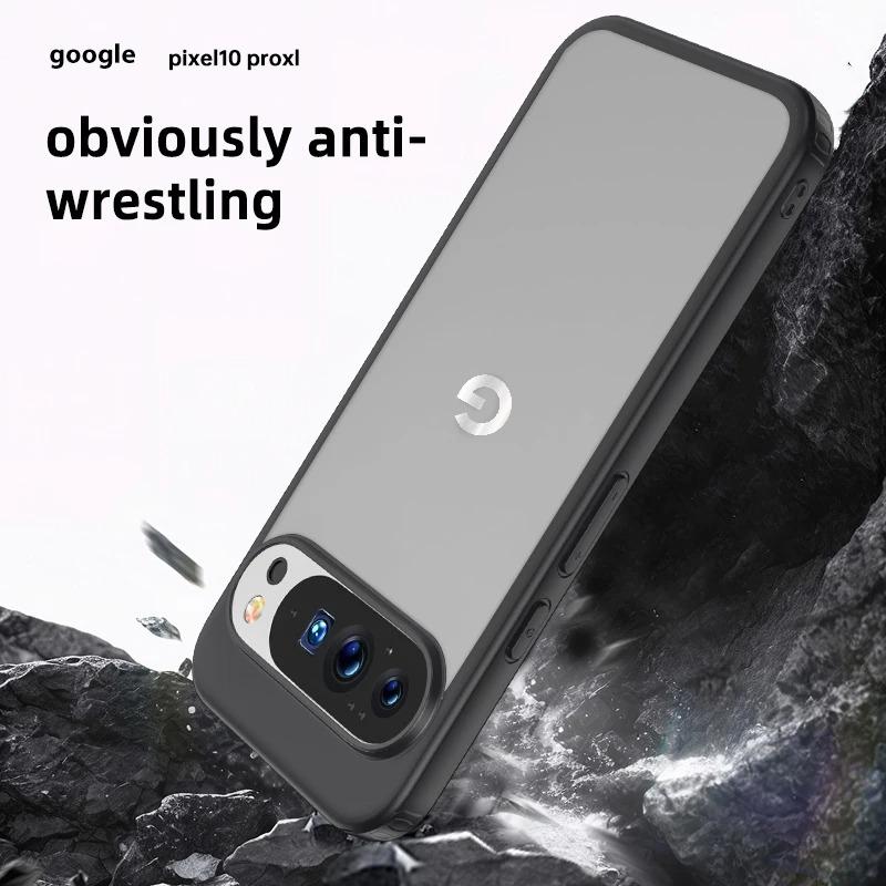 Luxury Simple Transparent Phone Case For Google Pixel 10 Pro XL 10A 9 Pro 8 Pro 9a 8a Magnetic Charge Shockproof Protector Cover