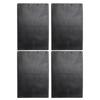 Tool Parts Base Plate Pad 4 Round Mounting Holes Power Tool Accessories Rubber 165x110mm 4pcs Power Tool Parts