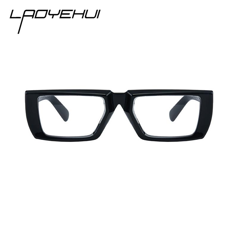 Retro Frame Reading Glasses for Men Women Anti-Blue Ray Computer Eyewear Unisex Fashion Thicker Sqaure Prescription Eyeglasses