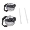2pcs Replacement Flip Straw Lid with Handle Leakproof Flip Top Water Bottle Lid for 30oz Stainless Steel Cup