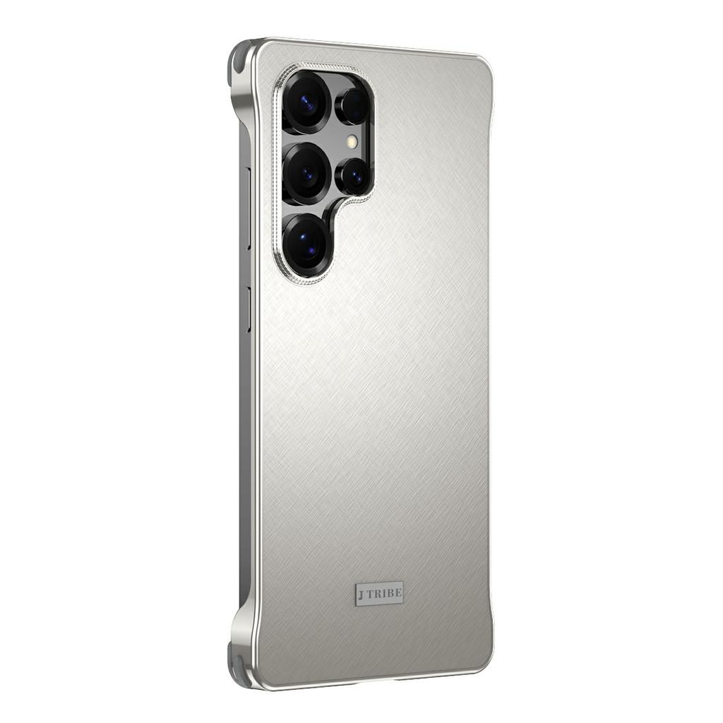 For Samsung Galaxy S24 Ultra Case PC+Silicone+Alloy Matte Phone Cover