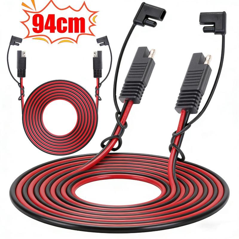 Battery Charging Cable SAE To SAE 12V-36V Quick Disconnect Extension Cable Waterproof Car 16 AWG Line Automotive Extension Cable