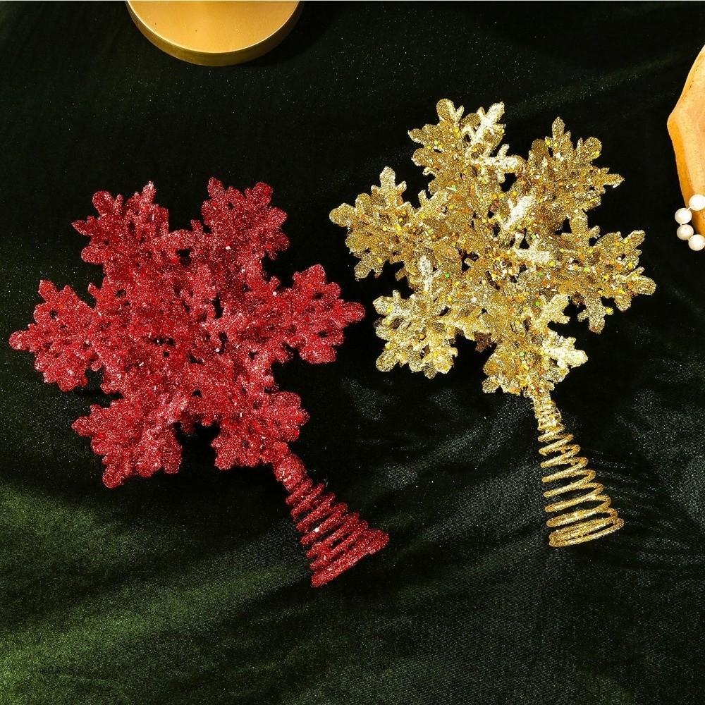 Metal Spring Base Christmas Tree Topper Xmas Tree Top Ornament Fit 1.2‑2.4 Meter Christmas Tree