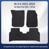 Nylon Car Floor Mats for FAW-Volkswagen ID.4 X 21-25, Black, Dirt & Wear Resistant