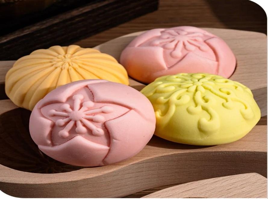Solid Wood Steamed Bread Mold Deepening Version Kitchen Accessories Steamed Stuffed Bun Tool Natural Wood Color