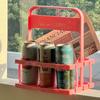 1Pcs 6 Hole Beer Rack Basket Cup Organizer Drink Holder New Beer Bottle Carrier