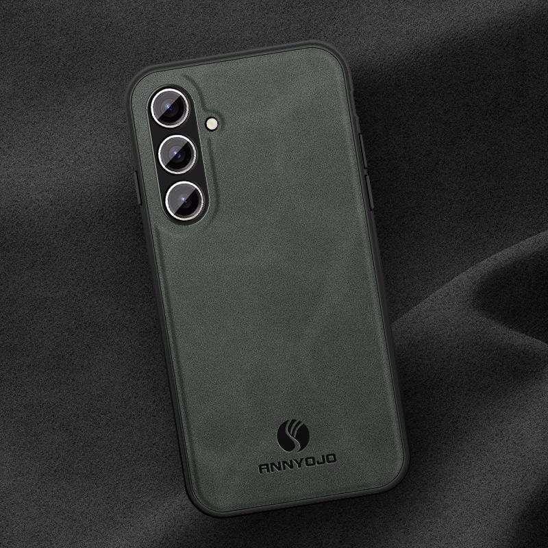 Samsung S26 Ultra Car Magnetic Phone Case - A57 Suede Texture Skin-friendly S25 FE Protective Cover