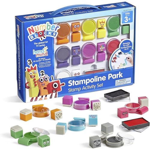 Learning Resources Numberblocks Stampoline Park Штампы с персонажами 94563 Оригинал