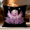 Hot J-JJazmin Bean Cushion Cover Soft Washable Pillow Case Multi-Scene for Couch Bed Travel Office Use