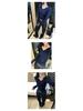 Korean V-Neck Color Block Patchwork Two-Piece Layered Top for Women, Autumn/Winter 2025 New Arrival