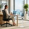 Floor Standing Fan Mini Fan, Portable USB Air Circulation for Home Office, 3 Quiet Speed Stand with 5m Airflow, Wide Angle Oscillating Cooling
