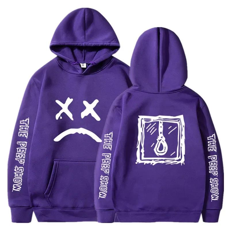 2024 Hip Hop Lil Peep Printed Hoodies Hell Men Women Hooded Pullover Male Female Sudaderas Cry Baby Hood Hoddie Sweatshirts