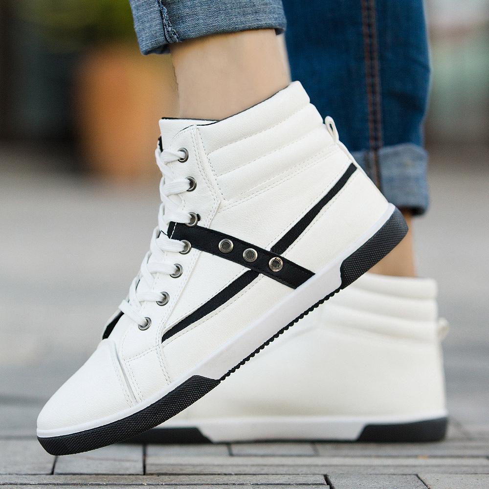 Fashion 2024 New Men Boots For Men Leather Boots Breathable Spring Autumn Summer Fashion Men Shoes Casual Big Size GHN89