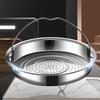 Stainless Steels Steamers Basket with Handle Food Strainer Basket Steaming Tray Steaming Grid Vegetable Steamers Rack