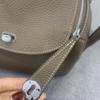 2026 New Top Layer Cowhide TC 26 Medium Lindi Bag Safi Line Color Blocked Genuine Leather Medicine Women's