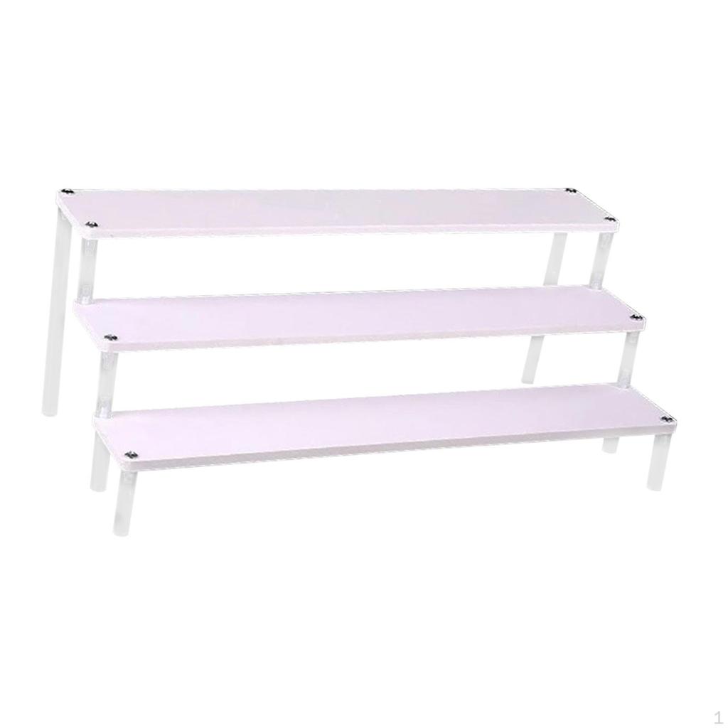 Natural Wood Showcase Shelf for Beauty Essentials and Sweets