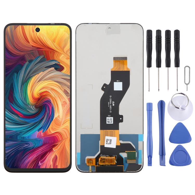 Für ZTE Blade V70 Z2459 IPS LCD-Bildschirm mit Digitizer Vollständige Baugruppe orange