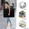 Large Capacity Art Portfolio Container With Zipper Handle Large Poster Storage Bag  Art Supply
