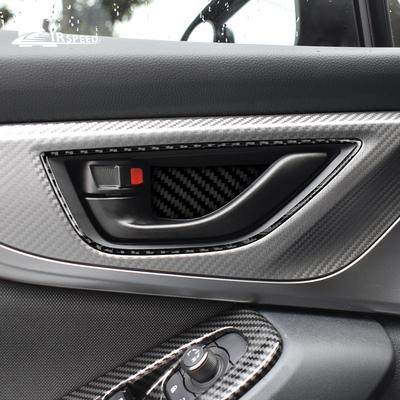 Real Carbon Fiber Sticker For Subaru WRX/WRX STI 2025 2025 Car Door Handle Frame Interior Trim RHD LHD Cover Accessories