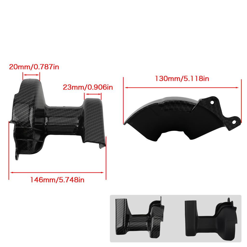 For Surron Light Bee X Motorcycle Accessories Middle Axle Protective Cover Guard For Sur-Ron Electric Bike Parts Carbon Fiber