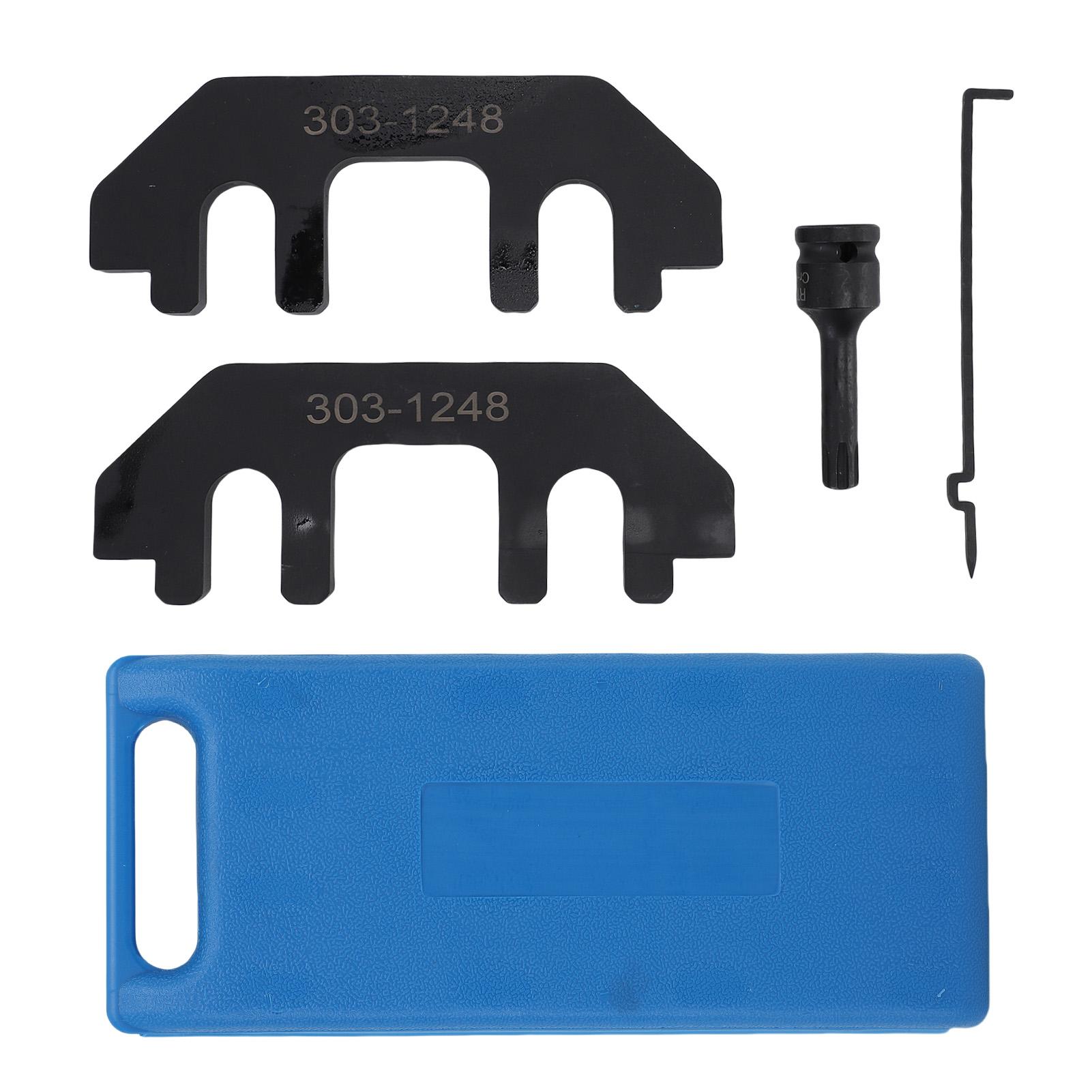 Koogeelife Unisex Engine Timing Tool Kit 303 1248 Carbon Steel Replacement For Edge Flex Fusion Mustang Taurus 3.5L 3.7L 4V Engines