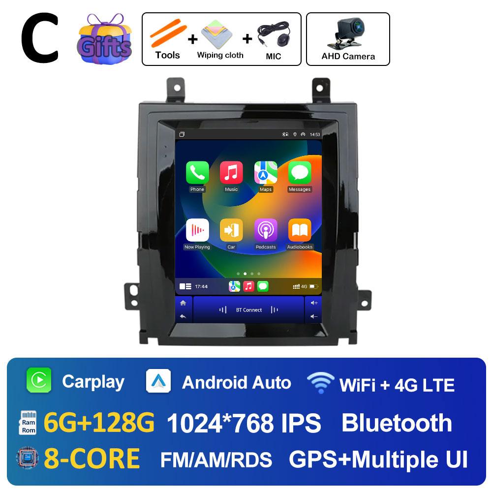 For Cadillac Escalade 2007 2008 2009 2010 2011 2012 2013 Android Auto Wireless Carplay 9.7 inch Touch Screen WIFI Accessories 4G