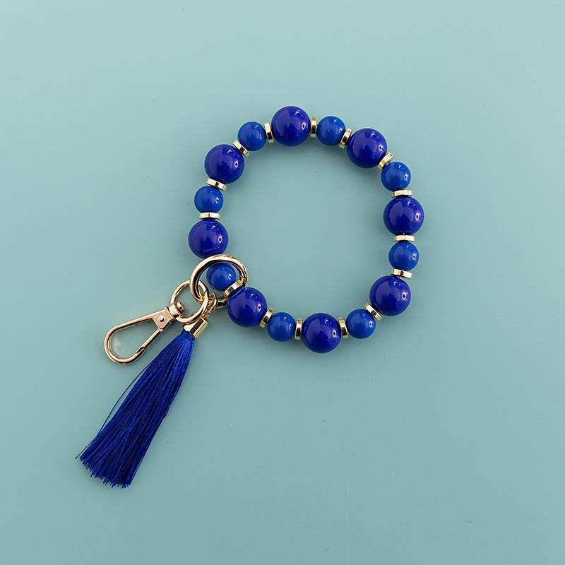 

2024 New Year Macaron Color Bead Bracelet & Phone Case Keychain X103