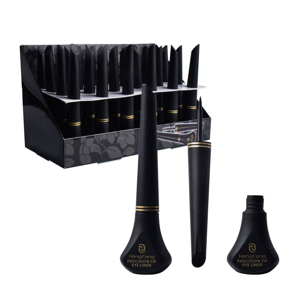 HengFang Eyeliner nero impermeabile e resistente al sudore n. 5212 5 ml * 24 pezzi