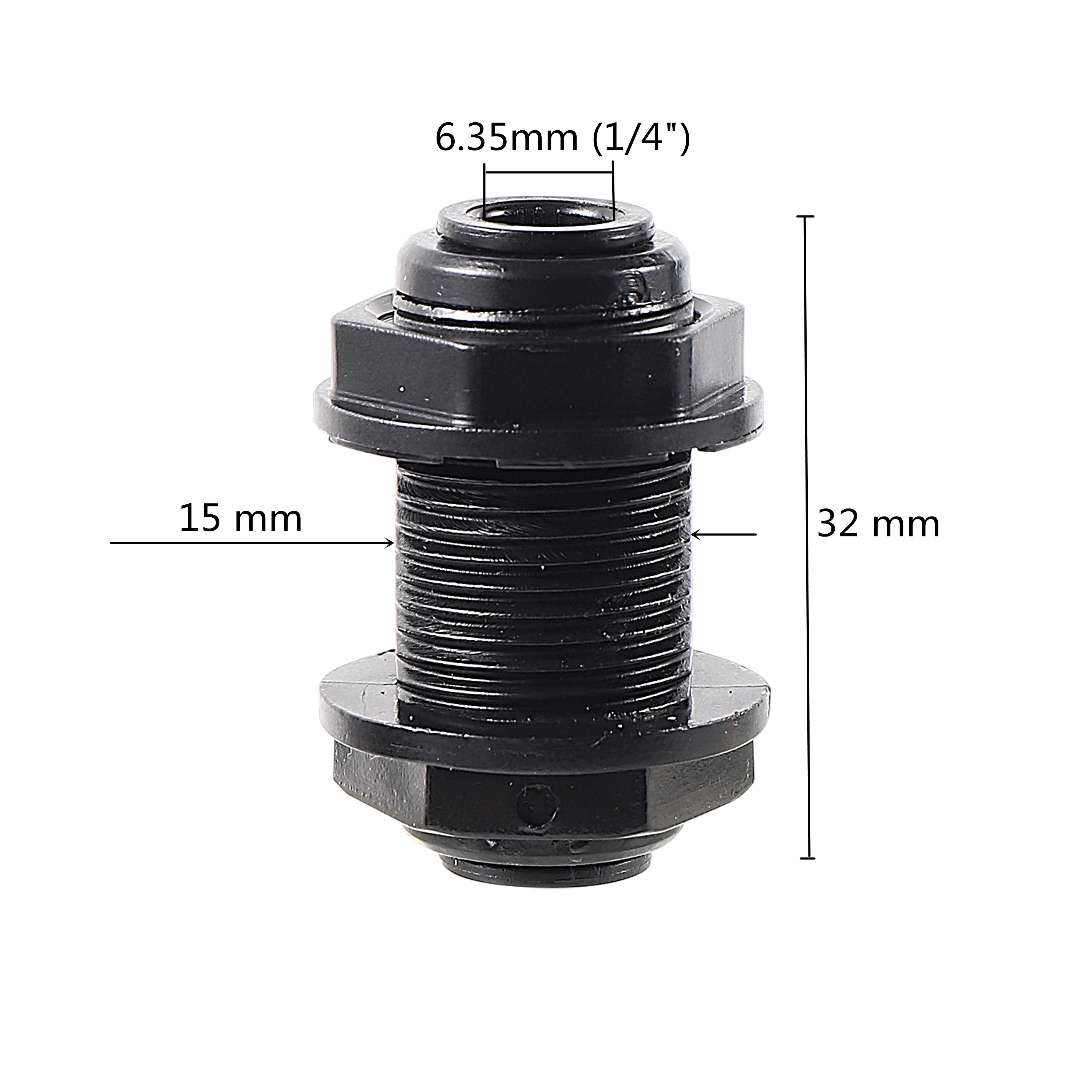 

1/4 3/8 Straight RO System Water Fitting Bulkhead Male Thread Coupling Hose Pipe Connector Water Filter Reverse Osmosis Parts 4pcs