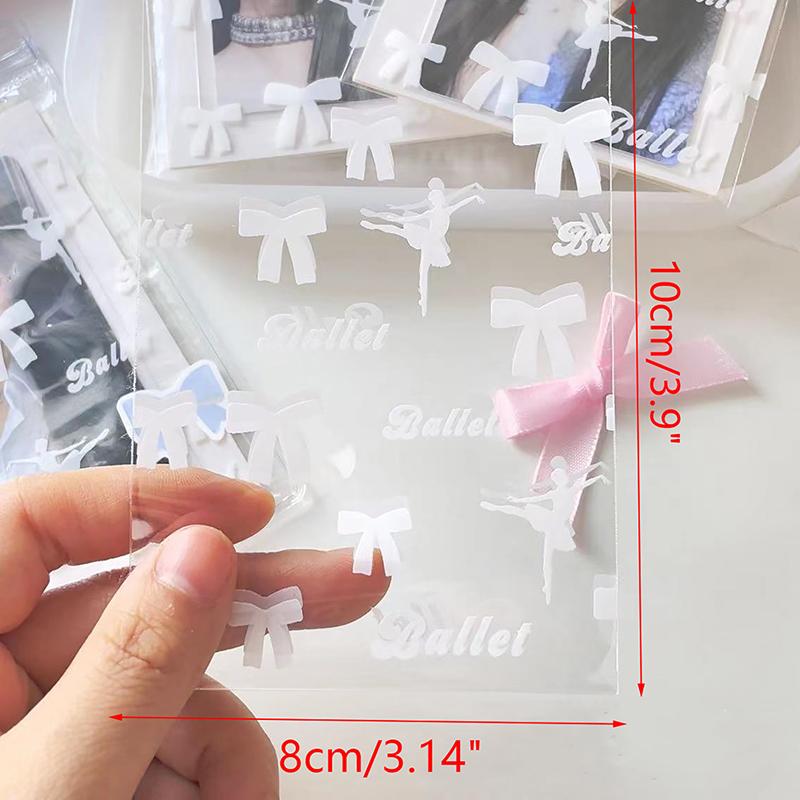 

10 ШТ НОВЫЙ Бант Самоклеящийся Пакет Квадратная Карточка Материал для Ручного Счета Упаковочный Пакет для Подарков и Конфет