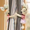 Daisy Curtain Bunny Tiebacks With Magnetic Clasp For Home Window Tool Decor