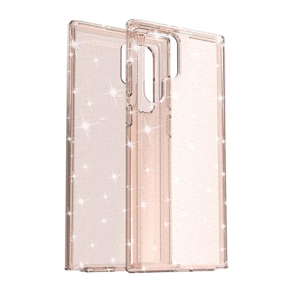 Starry TPU Glitter Phone Case - Fits Samsung Galaxy S24 Ultra, S25, and S23+ - Transparent Terminator Design
