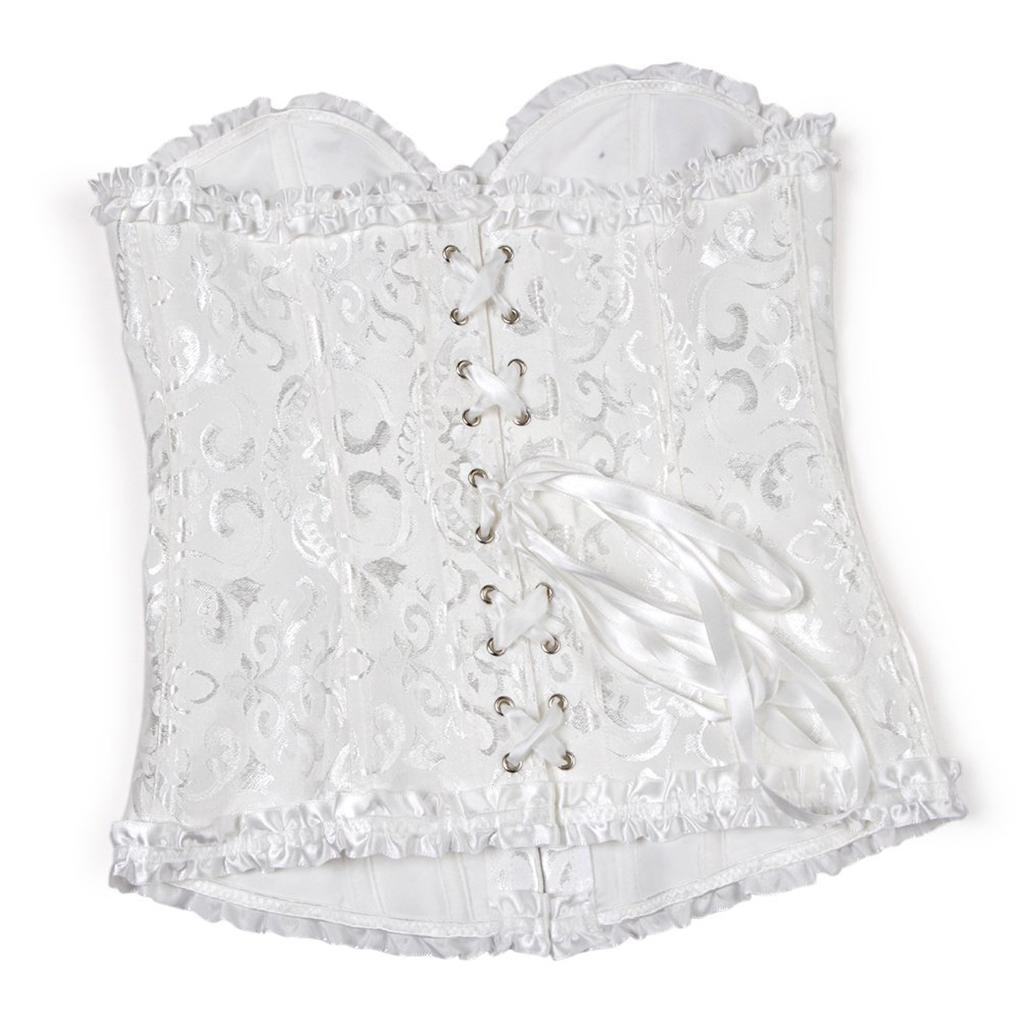 Korsett, figurformendes Oberteil, sexy Hochzeitskleid, Bruststütze, geraffte Taillenstrumpfhose
