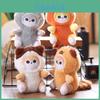Cat Capybara Cuter Plush Pendant Soft Stuffed Animal Toy Keychain Gift For Kids