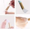 Silicone Facial Mask Brush Hairless Facial Mask Brush Mini Manual Silicone Facial Scrub Facial Massage Brush Applicator Tool