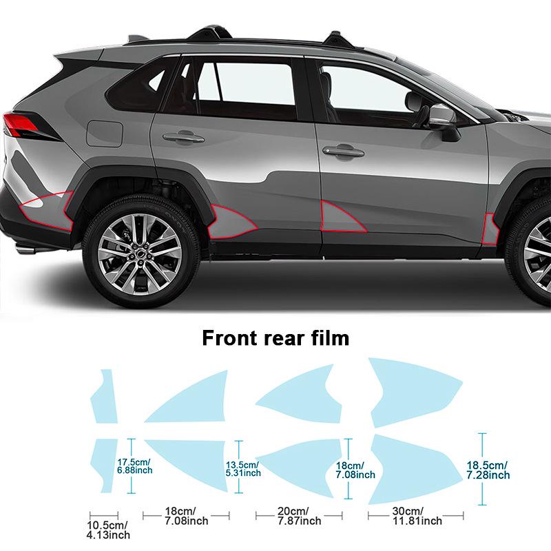 Toyota Rav4 TPU Invisible Paint Protection Film - Scratch-Resistant, Brightening Transparent Cover
