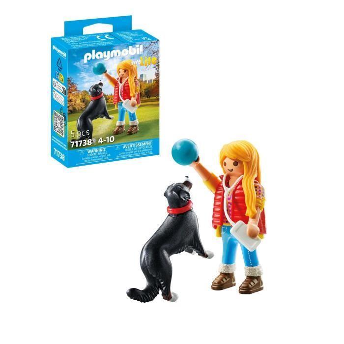PLAYMOBIL 71738 Junges Mädchen mit Berghund, My Life, 5 Teile, Ab 4 Jahren